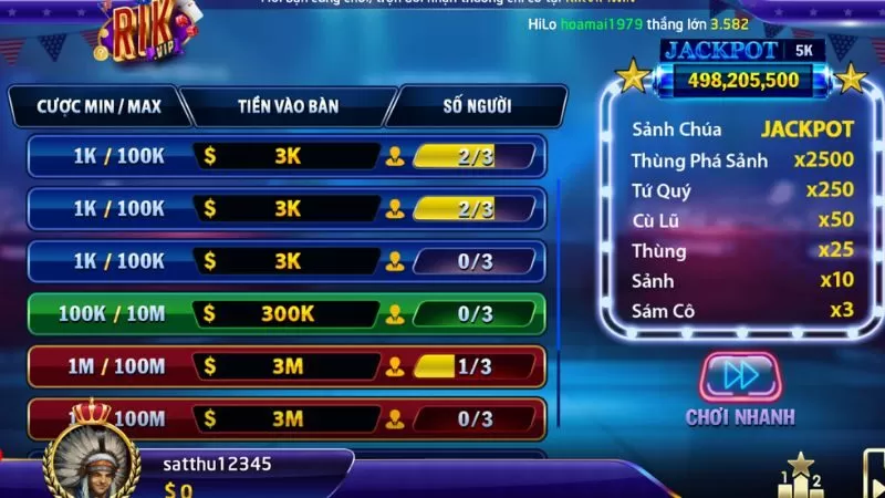 Quan sát khi nhà cái ngửa bài