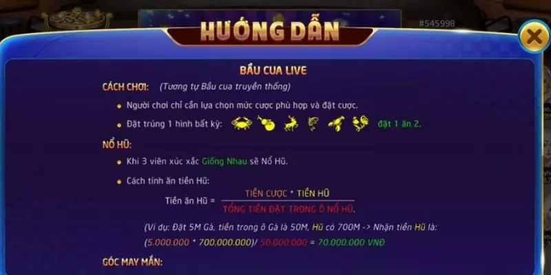 bầu cua live