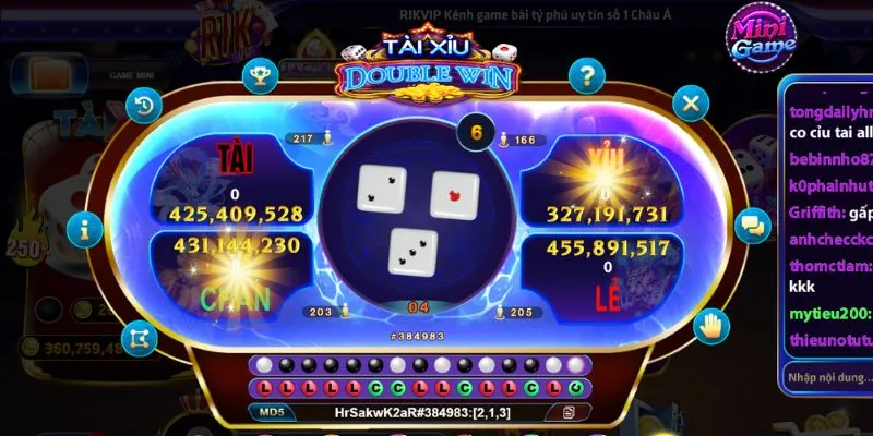tài xỉu double win